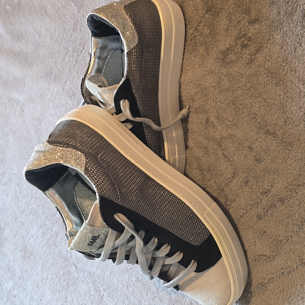 P448 WOMENS SPARKLEY SNEAKERS SIZE 38